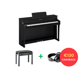 Yamaha Clavinova CLP-835 PACK B Noir satiné