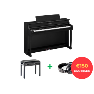 Yamaha Clavinova CLP-845 BUNDEL B Zwart gesatineerd