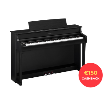 Yamaha Clavinova CLP-845 B Zwart gesatineerd