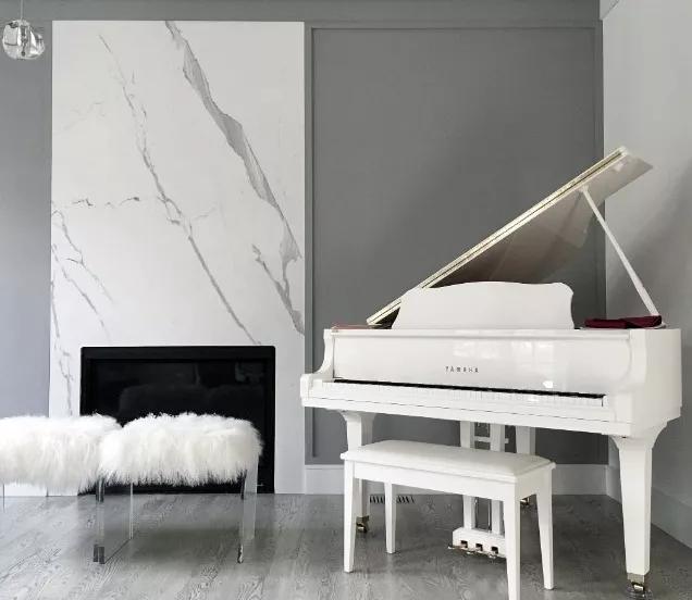 White piano - Aesthetic splendour