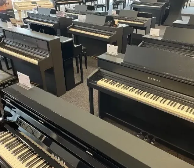 Showroom digitale piano's